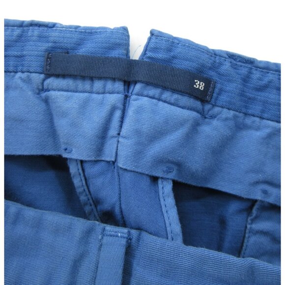 Incotex Pants 38 Chinolino Linen Blend Trousers Standard Fit 38X28 - Picture 8 of 14